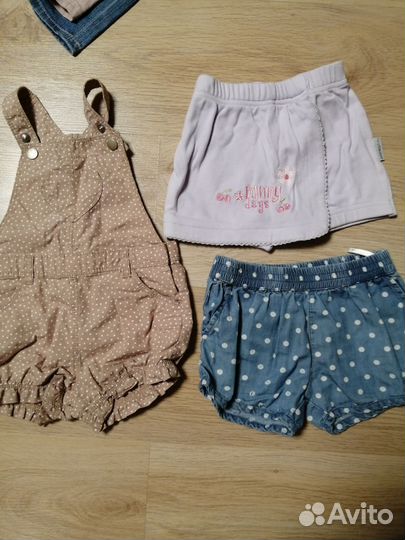 Детские вещи пакетом на девочку с 68 до 74 см