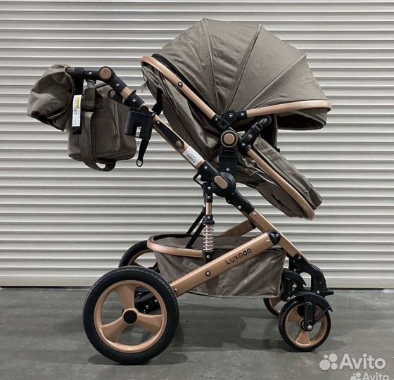 Коляска 3 в 1 Luxmom 518,трансформер, новая