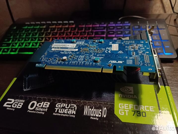 Видеокарта Asus GeForce GT 730 Silent LP