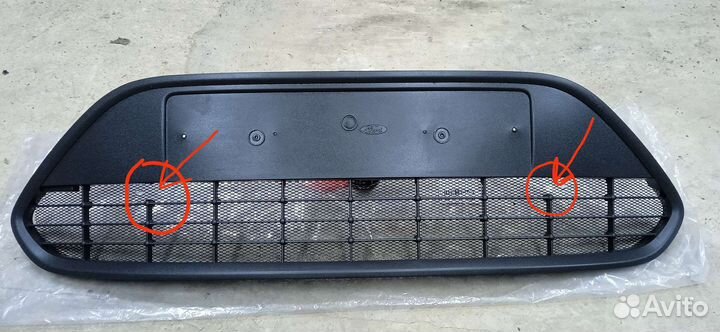 Решётка в бампер Форд 2(рест.)