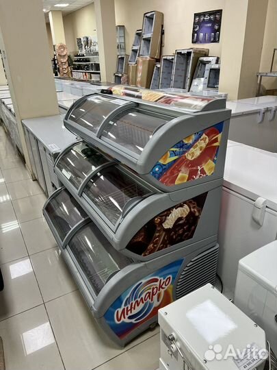 Морозильный ларь трехярусный