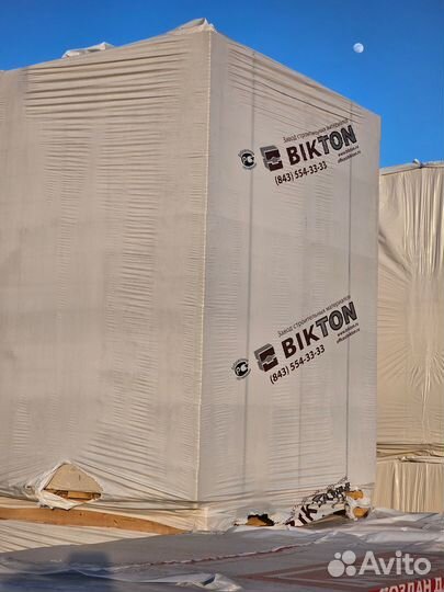 Газоблок перегородочный Биктон D600 625*200*100