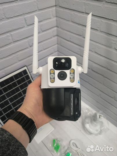 Камера видеонаблюдения с сим картой солнечной бат