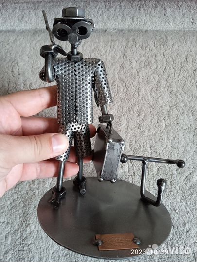 Железная статуэтка банкир. Германия