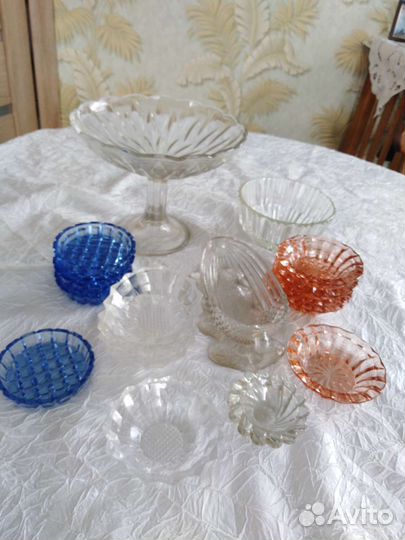 Розетки для варенья, вазочки СССР