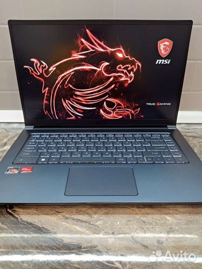 Игровой Новый MSI Ryzen 5-5500U-12 ядер/SSD256/IPS