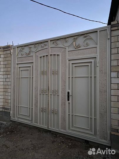 Кованые ворота под ключ с доставкой и установкой t
