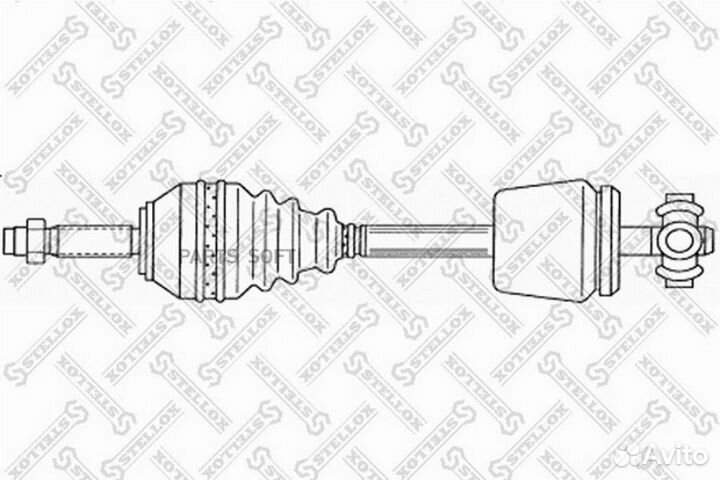 Привод левый 1581766SX 1581766SX