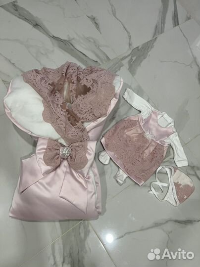 Шикарный комплект на выписку для принцессы