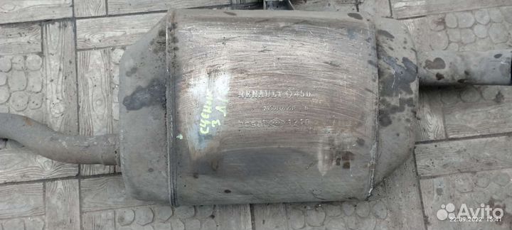 Рено сценик 3 глушитель