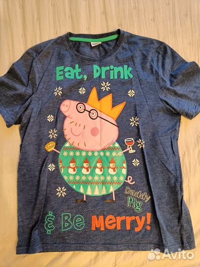 Футболка папа свин Peppa Pig