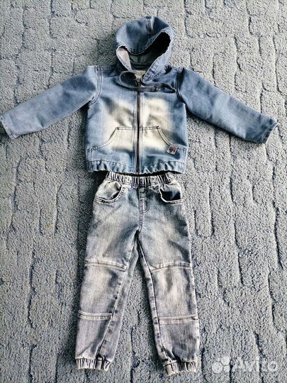 Джинсовый костюм для мальчика