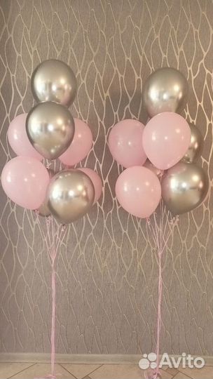 Воздушные шары на выписку из роддома для девочки