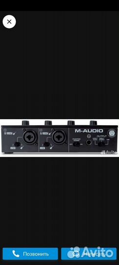 M-Audio M-Track Duo Аудиоинтерфейс звуковые карты
