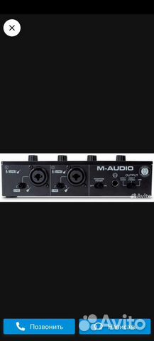 M-Audio M-Track Duo Аудиоинтерфейс звуковые карты объявление продам