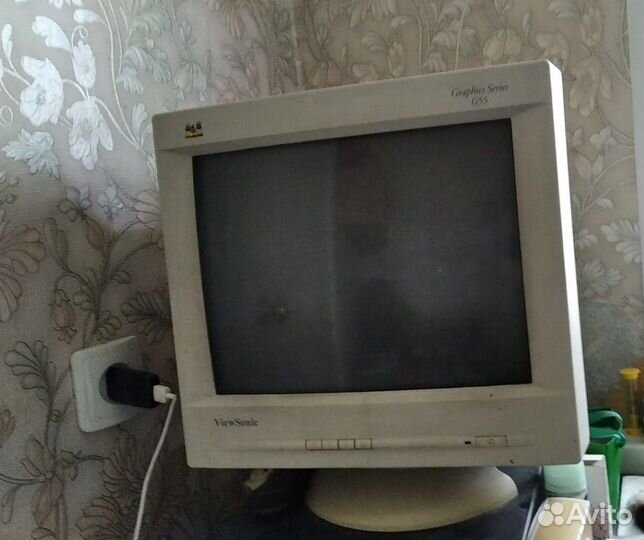 Монитор ViewSonic G55. Системный блок, панель