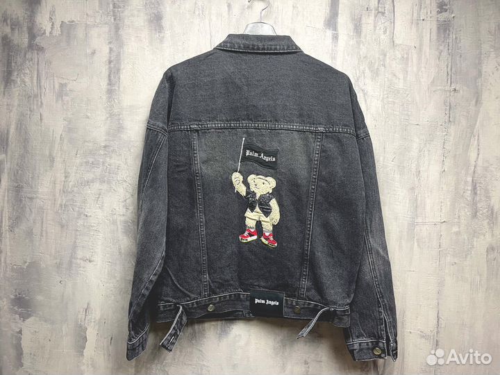 Куртка джинсовая Palm Angels Bear Black