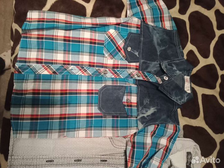 Рубашка детская для мальчиков р-р122