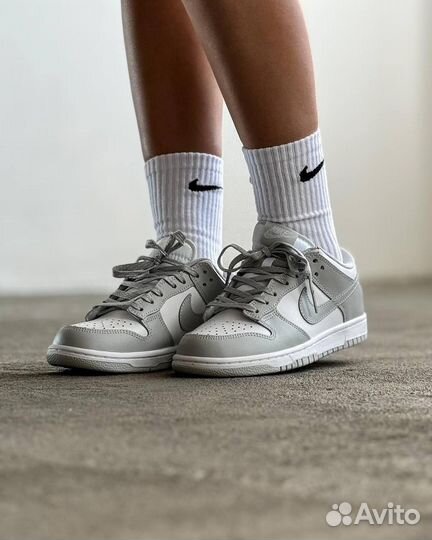 Кроссовки Nike ab dunk low grey 36-45