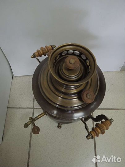 Самовар на дровах старинный