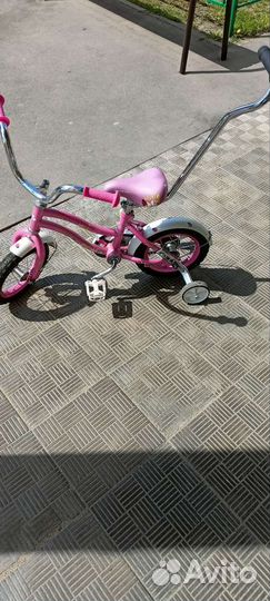 Велосипед детский 4х колесный