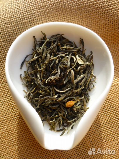 Зелёный жасминовый чай Моли Хуа Ча премиум 50 гр