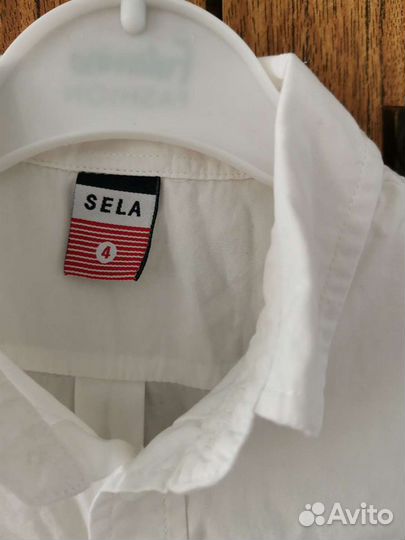 Детская белая рубашка