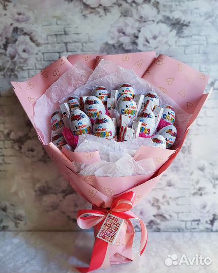 Киндер бокс/сладкий букет/киндер букет для девушки