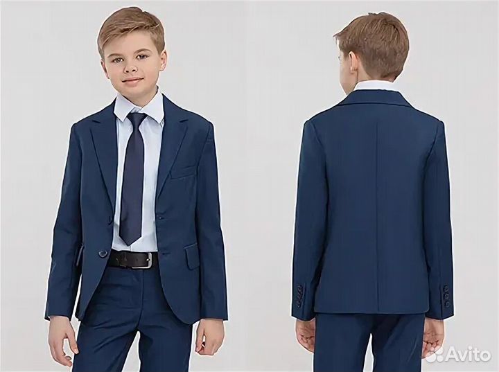 Костюм пиджак и брюки Button Blue 134