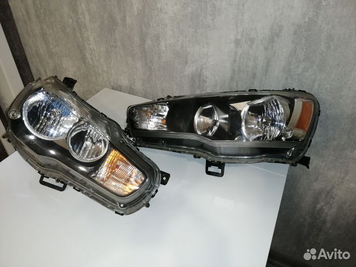 Фара передняя левая лансер 10