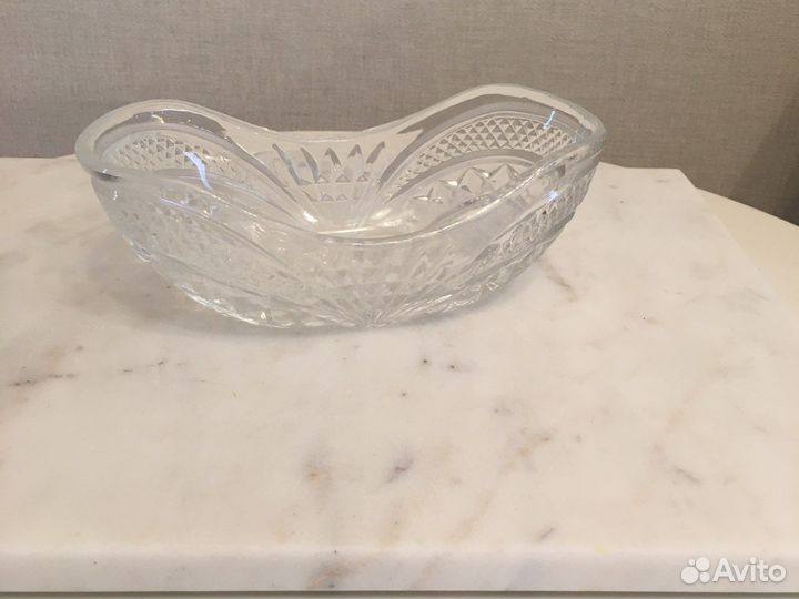 Хрустальная салатница СССР