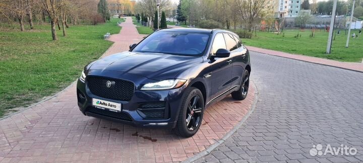 Jaguar F-Pace 2.0 AT, 2018, 90 000 км