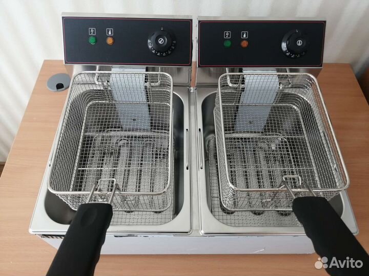 Фритюрница новая airhot EF6+6