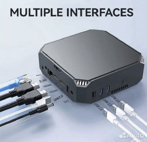 Мини-пк firebat AK2 plus (N100/8Gb/256Gb)