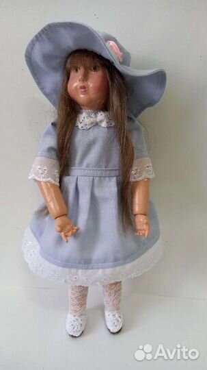 Кукла из папье маше, интерьерная, ручной работы