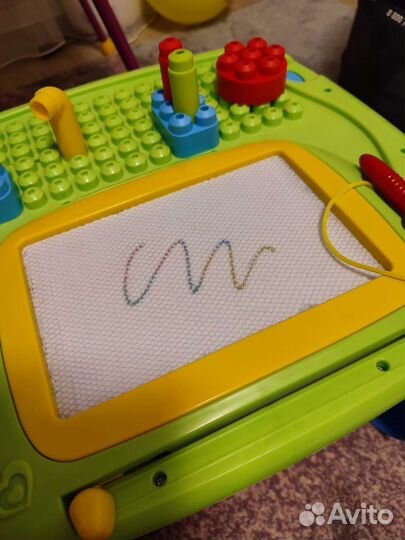 Развивающий стол двусторонний музыкальный