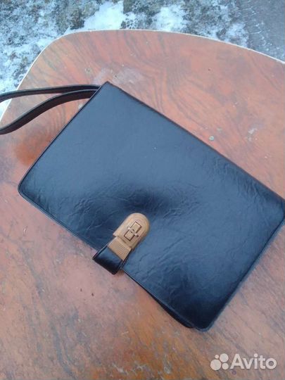 Винтажная мужская ручная сумочка