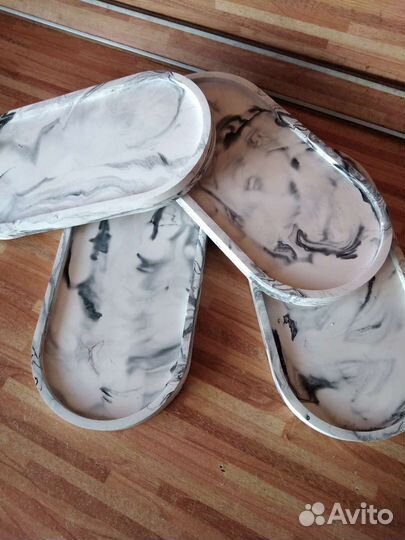 Поднос гипсовый большой