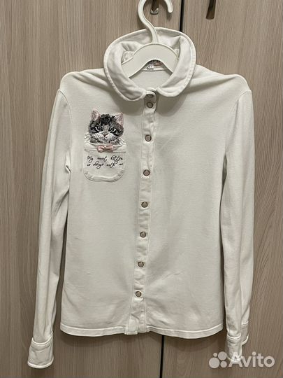 Блузка школьная маленькая леди 122