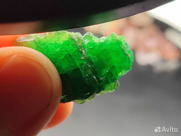 Хромдиопсид. Якутский изумруд
