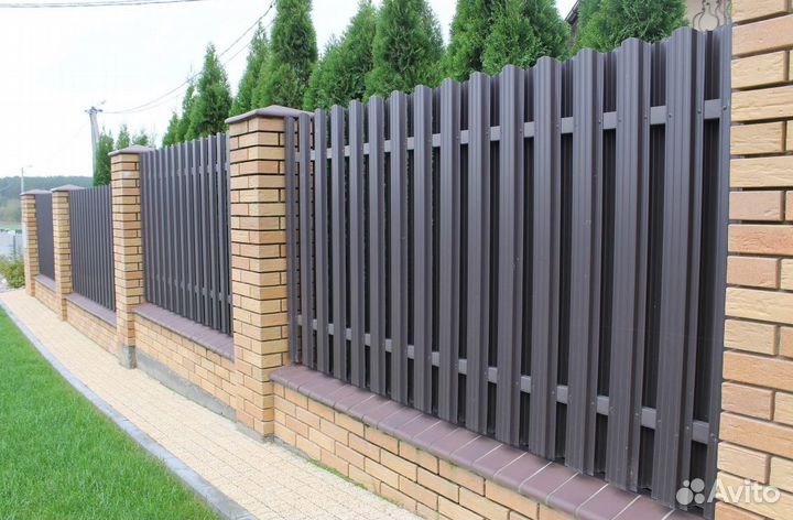 Металлический штакетник с доставкой