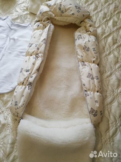 Конверт на выписку зимний