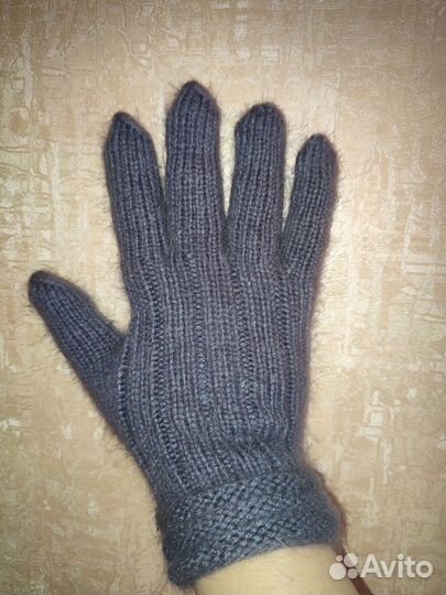 Перчатки, варежки из пряжи пух норки