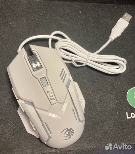 Проводная 6-клавишная мышь skylion F7