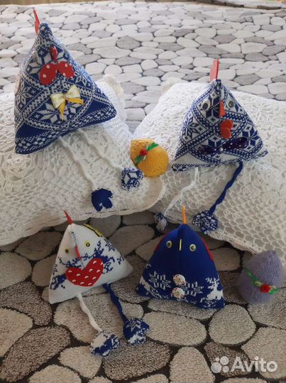 Петушки из ткани