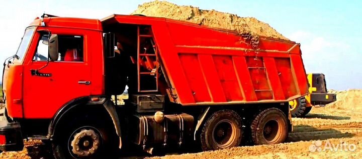 Песок горный с доставкой