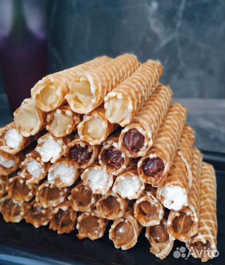 Вафельные трубочки