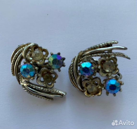 Винтажные клипсы Coro