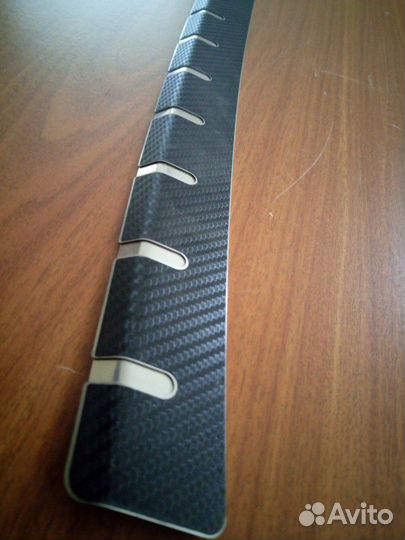 Молдинг на задний бампер skoda octavia А5