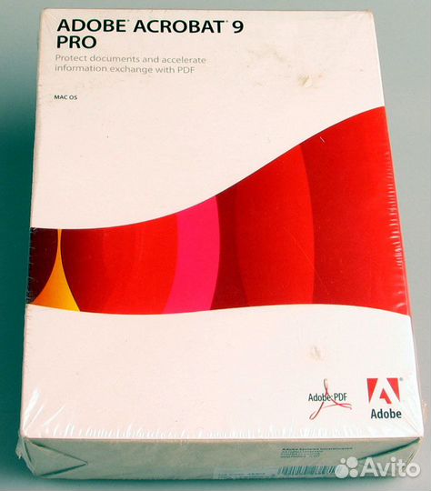 Программа Adobe Acrobat 9 Pro for Mac